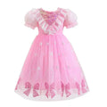 Girls Layers Slip Dress Summer Children Sling Long Gown Kids Fashion Birthday Party Vestidos New Teenager Casual Clothing