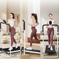 AKLUER Foldable Compact Non - Electric Treadmill - Dual - View 2 | SAMAG