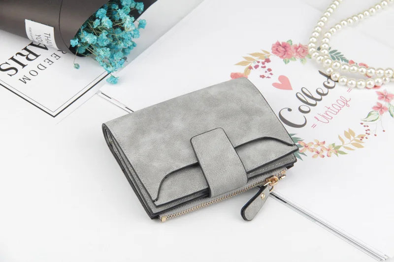 Luxur Leather Women's Wallet Large-capacity Multi-card Slots Slim Coin Pocket Purse Cards Holders Wallet for Woman