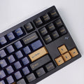 KBDiy GMK Blue Samurai Keycap Cherry Profile Double Shot PBT ISO Keycaps For Gamer Mechanical Keyboard Kit Gaming Point Key Cap
