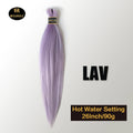Kanekalon 26inch Hot Water Set Pre Stretched Jumbo Braiding Hair Box Twist Braids Synthetic Hair Extensions For Women Soft Yaki