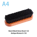 Dashboard Detail Polishing Brush for Shoe & Leather Care, Horsehair Wood Cleaning Brush