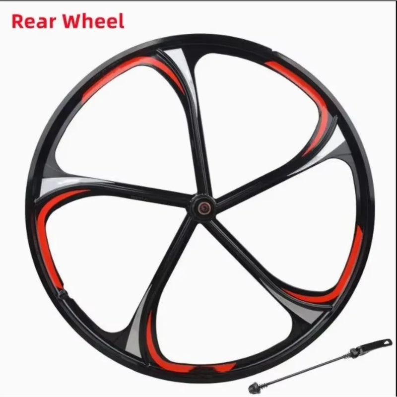 Wheel Set 700C V Brake Magnesium Alloy/Aluminum Alloy Powder Coated Integrated Bicycle Wheel Rim
