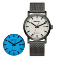 BERNY Automatic Men's Watch Top Brand Luminous 316L Stainless Steel Self-Wind Sapphire Wristwatch Mesh Belt Mechanical Men Watch