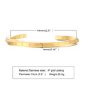Vnox Vintage Stainless Steel Bangle for Men Women Mobius Twisted Cuff Bracelet Unisex Casual Pulseira - Visuel 14 | SAMAG
