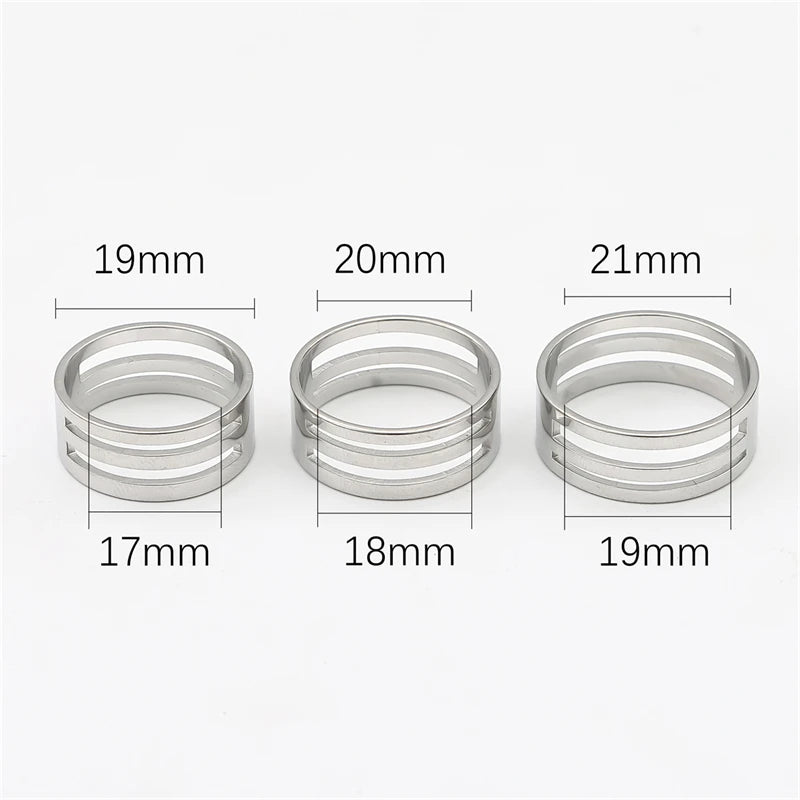 17/18/19mm Stainless Steel Easy Open Jump Ring Closing Finger Ring Opener for DIY Pliers Opening Helper Jewelry Making Tools