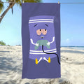Cartoon Funny T-Towelie Towel Soft Pool Gift for Travel Gym Shower Camping Quick Dry Sports Large Beach Towel Towels Hair Towel