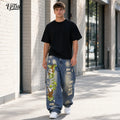 UP.THE Oversized Baggy Jeans for Men, Retro Gradient | SAMAG