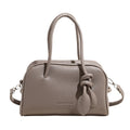 Women Boston Bag Large Capacity PU Leather Handbag Soft Casual Shoulder Bag Chic Daily Commuter Crossbody Tote Purse