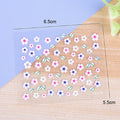10Pcs Nail Art Transfer Stickers 3D Design Manicure Tips Decals Decorations Sheet for DIY Nail Art