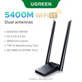 UGREEN WiFi Adapter AX1800 WiFi6 USB3.0 5G&2.4G Dual - Antenna USB for PC Laptop Ethernet Receiver Network - Visuel 9 | SAMAG