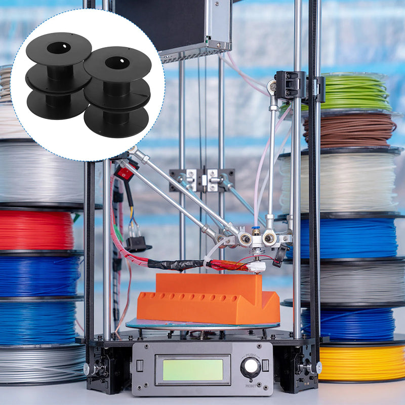 4 Pcs Plastic Wire Spool Cord Reel Extension Cord Storage Reel Electric Cord ganizer Rope Reel 3D Printer Parts Accessories