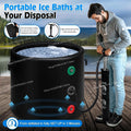 Inflatable ice bath tub Tub Inflatable ice tub Adult folding bath bucket Cold therapy Rehabilitation