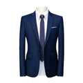 22 Color Men's Suit Jacket, Single Button V-neck Dress Coat Black Blue Red Slim Blazer Asian Size Terno Masculino, M-5XL 6XL