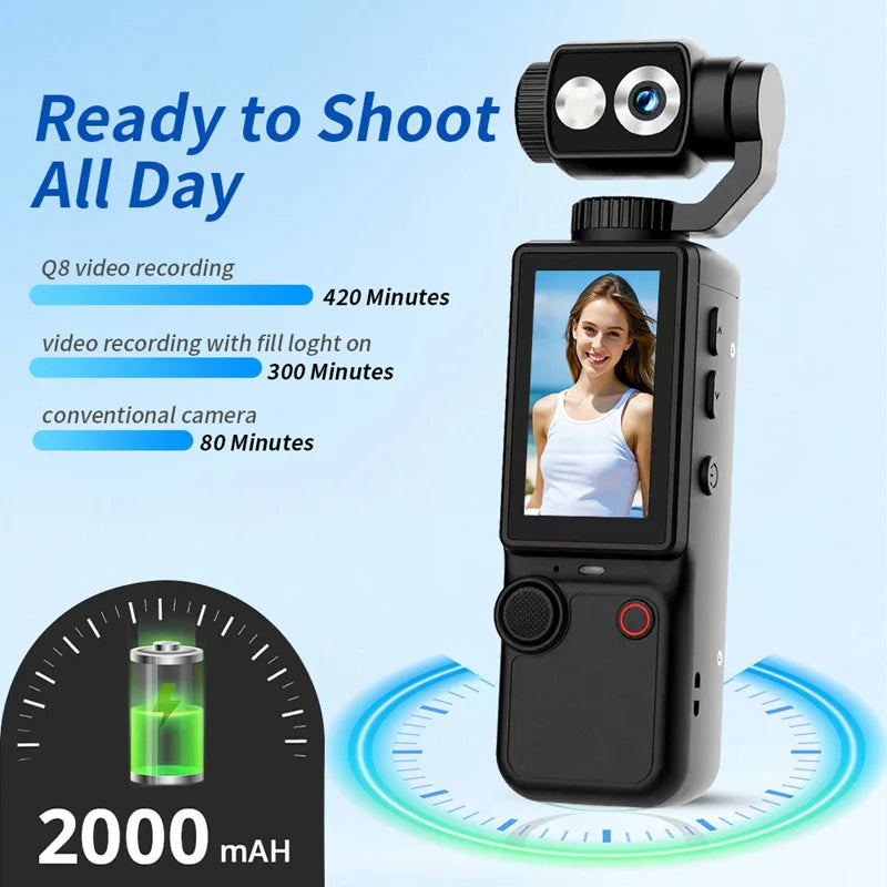 OnePlus 4K HD Wifi Sports Wearable Camera Hold In Hand Travel Bicycle Driver Recorder Mini Sports Cam For Motorcycle Vlogging