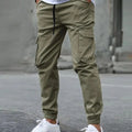 50%HOT2026 New Men's Casual Jogging Pants Solid Color Pocket Sports Trousers Street Hip Halen - View 6 | SAMAG