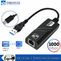 USB 3.0 wired network card to RJ45 Type - C to LAN Ethernet adapter for PC Laptop MacBook Windows | SAMAG