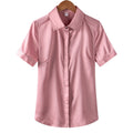 Simulation Silk Shirt Women's Short Sleeve New Wild - View 9 | SAMAG