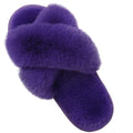 Shevalues Fashion Fluffy Home Slippers For Women Winter Indoor Open Toe Furry Cotton Shoes New Casual Furry Cozy Soft Slippers