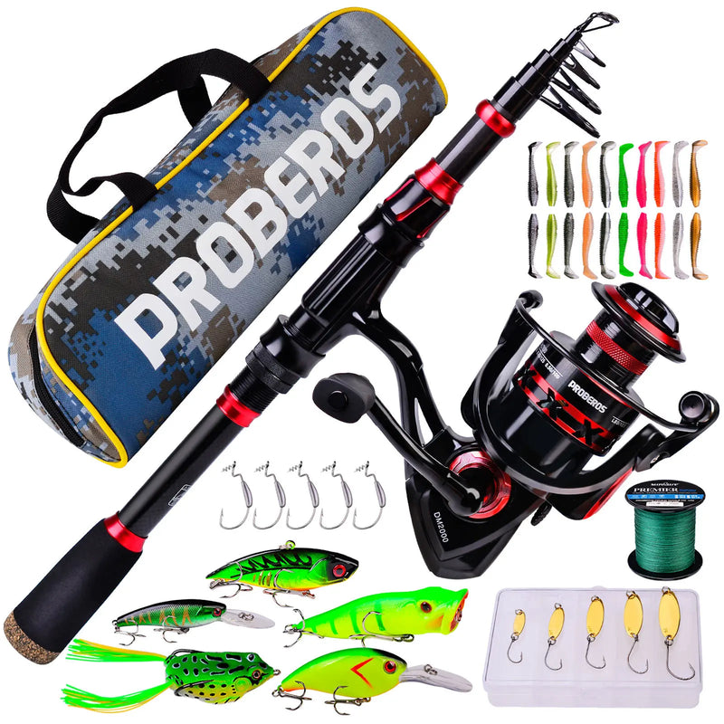 Carbon Fiber Long Casting Baitcasting Sea Rod Reel Combo | SAMAG