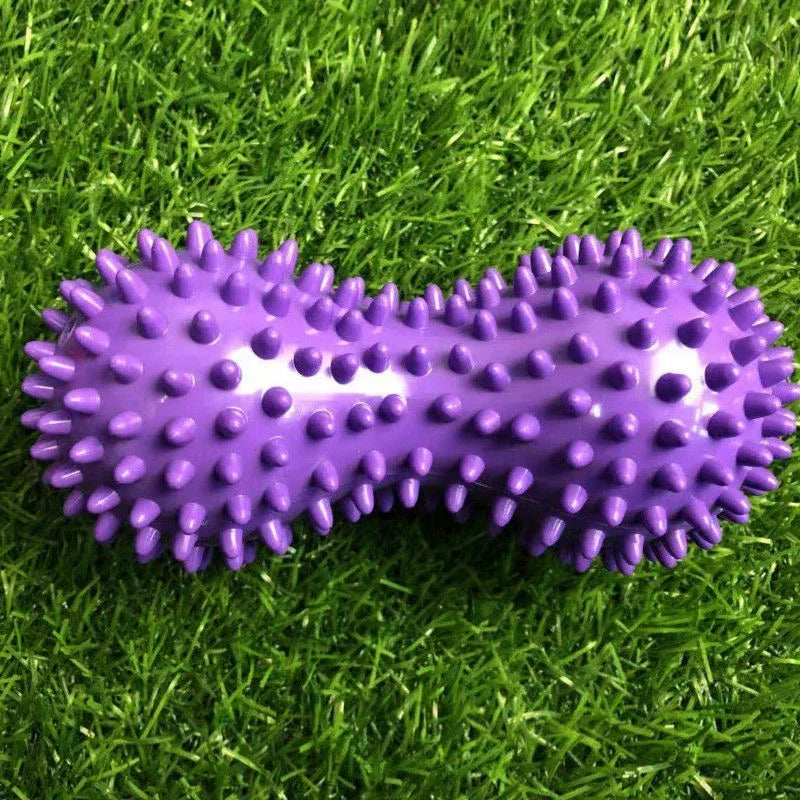 PVC Peanut Needle Ball Massage Point Grip Ball Tip Nail Fascia Yoga Ball Fitness Ball Inflatable Hedgehog Ball Waist Foots Yoga