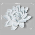 Resin Flower Wall Decoration Creative 3D Home TV Background Decoration Artificial Flowers Indoor Home Decor Housewarming Gift
