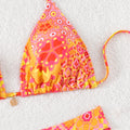 Women's Two Piece Bikini Set 2025, Sexy Triangle Push Up Swimsuit, Floral Print Bathing Suit, Beach Swimwear