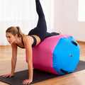 Air Roller Gymnastics Barrel Non-Slip Soft Equipment Gymnastics Skill Tumbling Roller for Fitness Training Home Yoga Gym Indoor