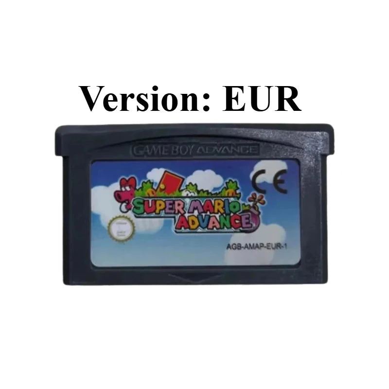 19 Styles GBA Game Cartridge Cards EUR & USA Version For Game Boy Advance GBA SP DS Lite Vintage Game Collection Gift