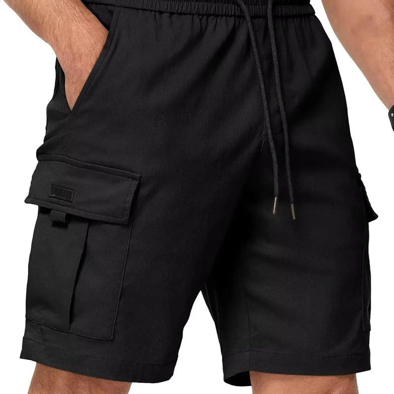 Men's Lightweight Cargo Shorts Multi Pocket Casual | SAMAG