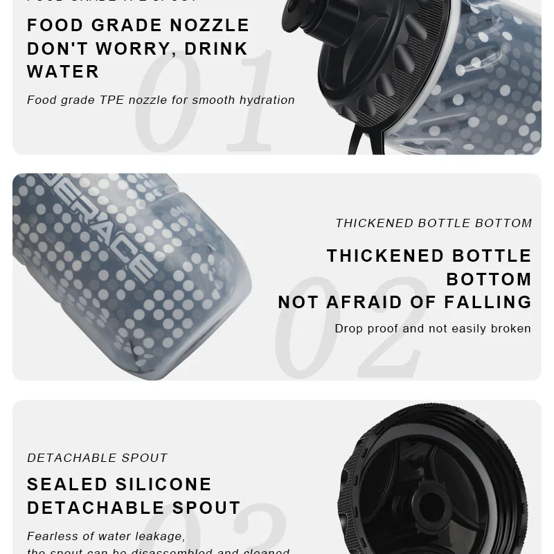 Bicycle Water Bottle Dual Layer Thermal Keep Hot Cold Portable MTB Road Bike Sport Water Bottle Outdoor Riding Cycling Equipment