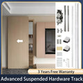 Hidden Sliding Ghost Door Barn Hardware Track Kit | SAMAG