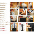 Men's 2-Piece Formal Suit, Utility Style, Golden Buttons, Suit + Trousers Combination, Fashionable Business Use