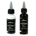 1/2pc 60ml White/Black Tattoo Ink Pigment, with Box Set of Artistic Tattoo Kit, Professional Makeup Pigment Tattoo Supplies