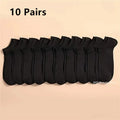 Pairs Solid Color Casual Breathable Socks Boat For Women | SAMAG