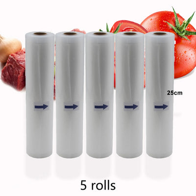 5 Rolls/Lot Food vacuum sealer Storage saver bags 5 size | SAMAG