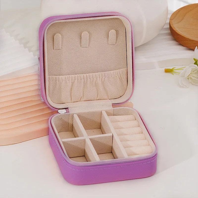 Double - layer Wooden Jewlery Box Ring Jewelry Boxes and Packaging with PU Leather Storage Organizer and - Visuel 6 | SAMAG