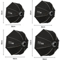 TRIOPO K3 Series 65cm 90cm 55cm 120cm Quick-Setup Octagon Softbox Bowens Mount for Godox Aputure Sokani Studio LED Video Light