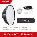 GODOX UL-Octa BOX /UL-BOX Quick Release Umbrella Softbox for Product Photography, Fashion Editorials, or Commercial Still Life.