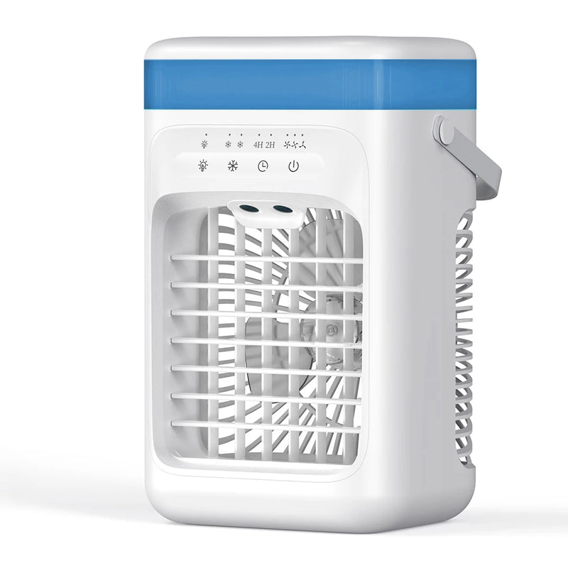 Portable Air Conditioner Fan USB Water Fan Desk Humidifier Fan Home Portable Air Cooler  Desktop Cooling Fan with Night Light