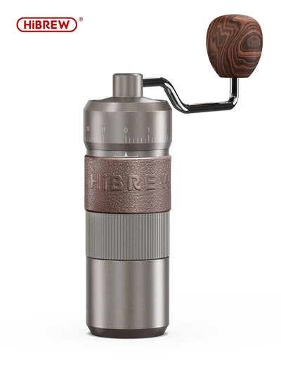 HiBREW Manual Coffee Grinder Aluminum Conical Burr | SAMAG