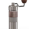 HiBREW Manual Coffee Grinder Aluminum Conical Burr Capacity 22g Hand Coffee Grinder with 11 Levels Adjustable Setting Pour Over
