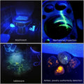 20W 395/365nm UV Flashlight USB Rechargeable Blacklight Curing Cat Tinea Pet Urine Stain Marker Leakage Ore Money Scorpion Light