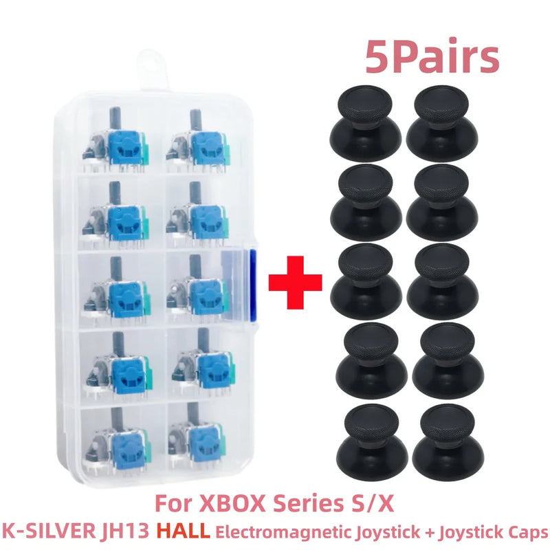 Hall/TMR Electromagnetic Joystick for PS5 PS4 Controller Thumb Stick Joystick Cap No-Drift 3D Analog Sensor Upgrade Replacement