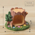 Cute Grassland Tree Hole Decoration Creative Micro Landscape Cartoon Ins Home Decoration Resin Crafts Home Decor Fairy Garden