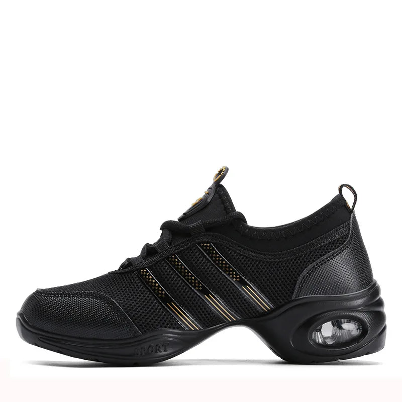 Large Size Women's Dance Shoes Soft Outsole Woman Breath Jazz Hip Hop Shoes Sports Sneakers Ladies Girl Modern Jazz Dancing 2026