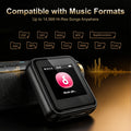 HiFi Mini MP3 Player with Clip Two-way Bluetooth AptX LDAC DSD256 Lightweight 45g ALPS 64GB SD Portable FLAC Player for Sports