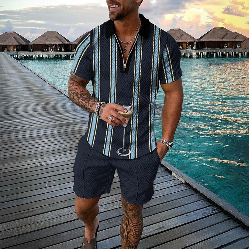 Men's Clothing Tracksuit Sets 3D Print Color Squares | SAMAG