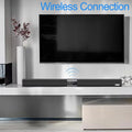 Soundbar Wireless Speaker, Built-in Battery, Dual-speaker Desktop Soundbar, Surround Sound, Home Theater TV Wireless Speaker