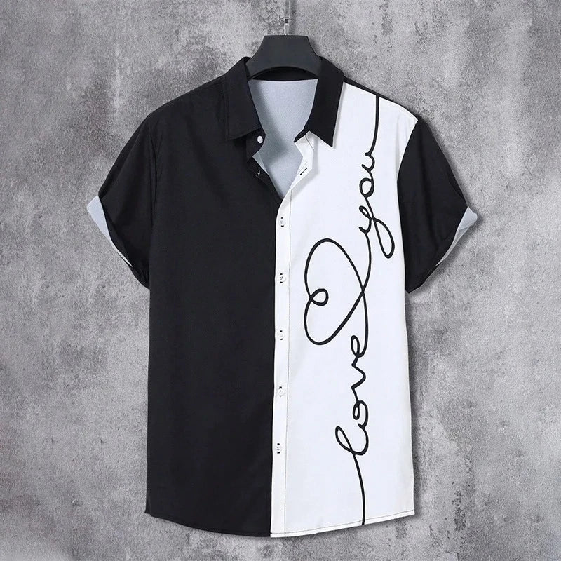 Summer Flower Graffiti 3D Print Men's Street Fashion | SAMAG